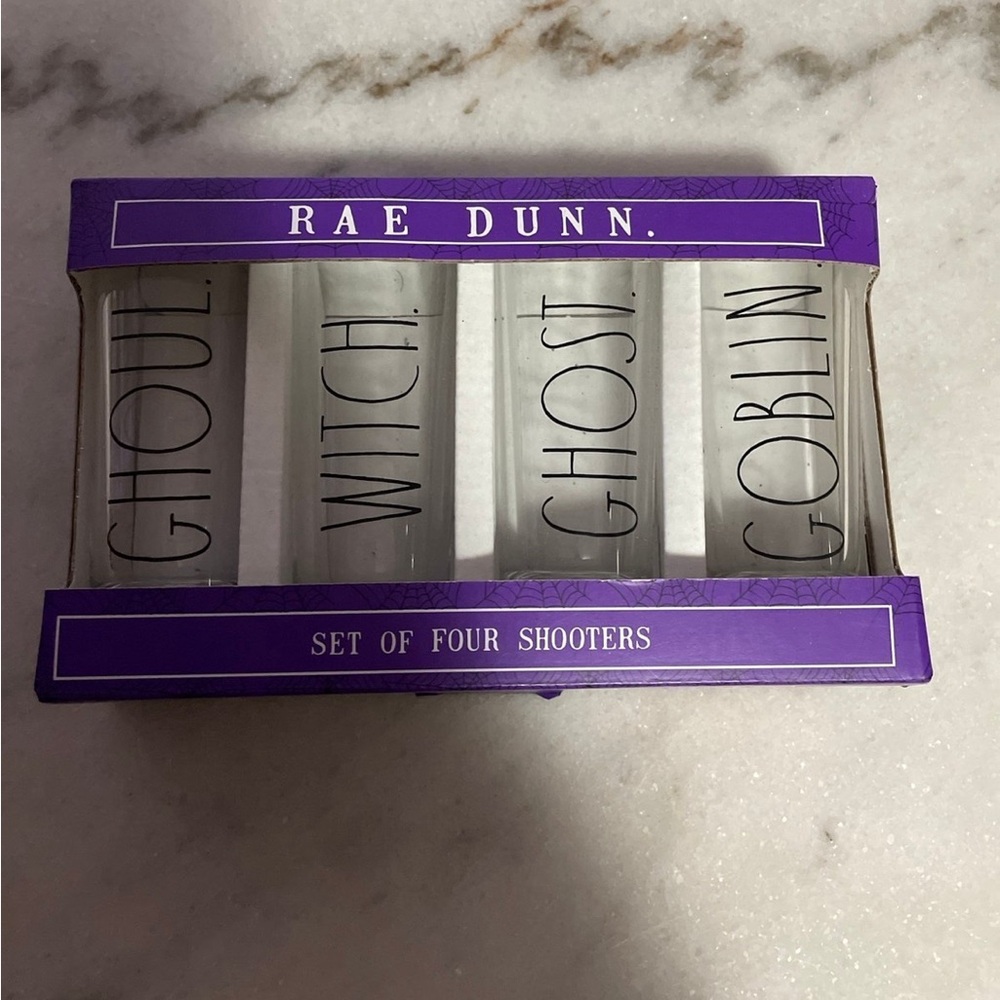 Rae Dunn shot glasses